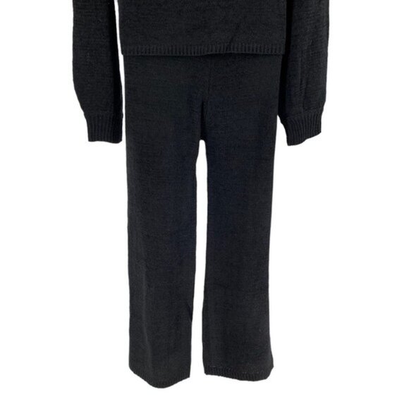 SNDYS NEW Majid Loungewear Black Two Piece Matching Set Sweater Trousers Size M - Picture 12 of 14